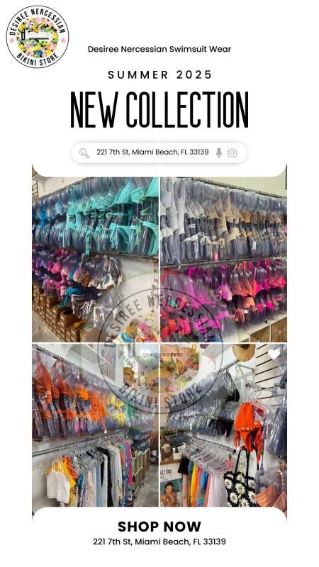 Desiree Nercessian Swimsuit Wear – Miami Beach, FL